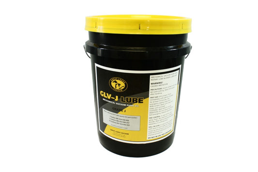 GLV J-Lube Vane Pump Oil (5 Gallons).  This GLV J-Lube Vane Pump Oil is used in Stokes® Vane pumps. Equivalent to Stokes® V-Lube® J, part number 085-040-257.