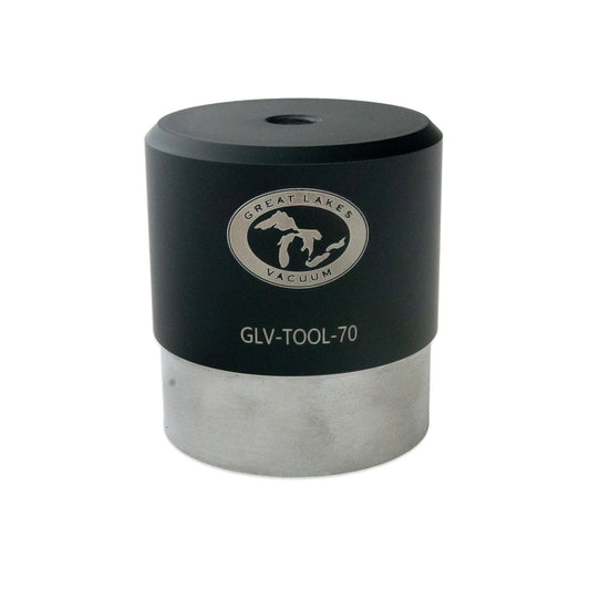 This seal installation tool is used to press the GLV-085051013 seal into the endplate on the Stokes® 607, 615 and 622 vacuum blowers.